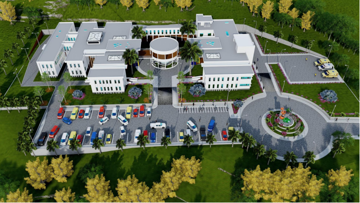 3D View of Hospital